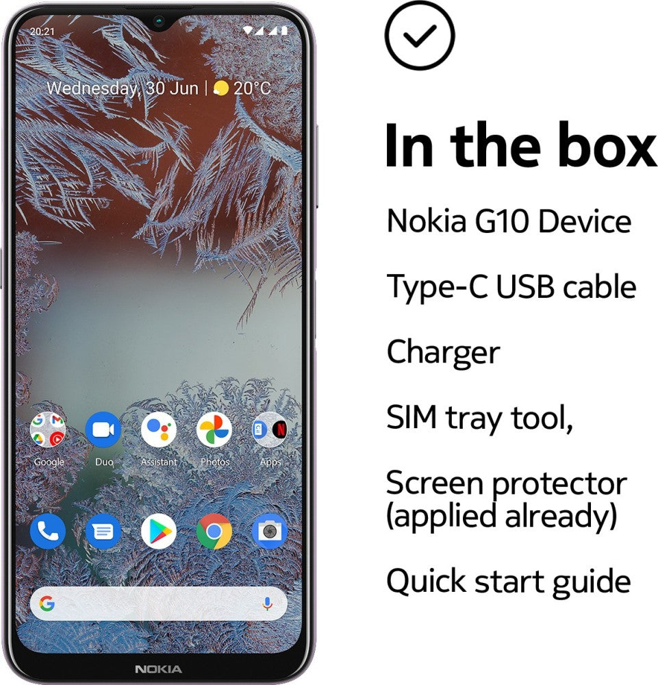 Nokia G10 (Dusk | Purple, 64 GB) - 4 GB RAM