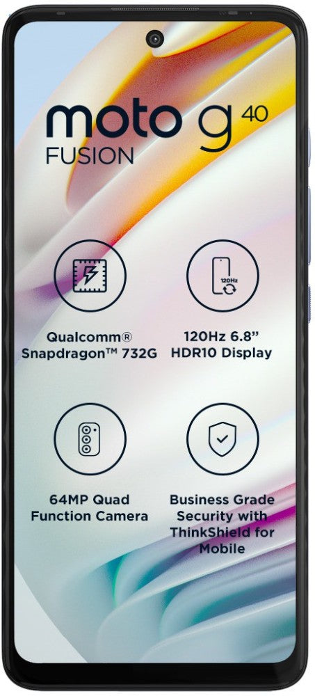 MOTOROLA G40 Fusion (डायनेमिक ग्रे, 64 जीबी) - 4 जीबी रैम