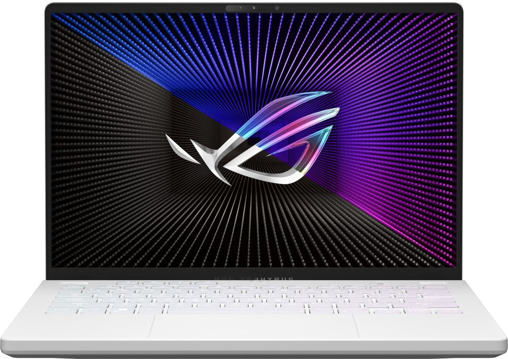 ASUS ROG Zephyrus G14 (2022) Ryzen 9 Octa Core AMD R9-6900HS - (32 GB/1 TB SSD/Windows 11 Home/8 GB Graphics/AMD Radeon 6800S/120 Hz) GA402RK-L8147WS Gaming Laptop - 14 inch, Moonlight White With Anime Matrix, 1.72 kg, With MS Office