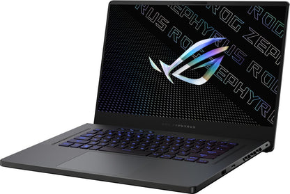 ASUS ROG Zephyrus G15 (2022) Ryzen 9 Octa Core 6900HS - (16 GB/1 TB SSD/Windows 11 Home/8 GB ग्राफ़िक्स/NVIDIA GeForce RTX 3080) GA503RSZ-HQ061WS गेमिंग लैपटॉप - 15.6 इंच, एक्लिप्स ग्रे, 1.90 किलोग्राम, साथ में एमएस ऑफिस