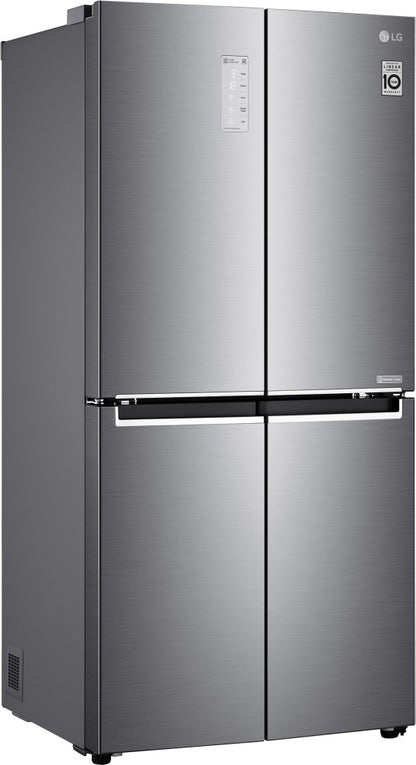 LG 594 L Frost Free Side by Side Refrigerator  with Four Door - Platinum silver 3, GC-B22FTLPL