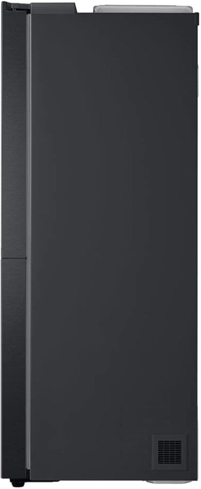 LG 688 L Frost Free Side by Side 5 Star Refrigerator - Matt Black, GC-B257KQBV