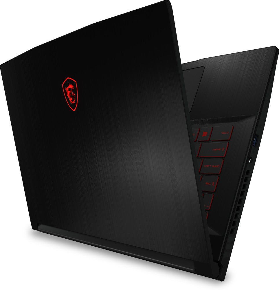 MSI Core i7 11वीं जेनरेशन - (8GB/512GB SSD/Windows 10 Home/4GB ग्राफ़िक्स/NVIDIA GeForce RTX 3050/144 Hz) GF63 थिन 11UC-866IN गेमिंग लैपटॉप - 15.6 इंच, काला, 1.86 Kg