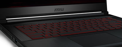 MSI Core i5 11वीं पीढ़ी - (8 GB/512 GB SSD/Windows 10 Home/4 GB ग्राफ़िक्स/NVIDIA GeForce GTX 1650 MAX Q/144 Hz) GF63 पतला 11SC-853IN गेमिंग लैपटॉप - 15.6 इंच, गहरा काला, 1.86 किलोग्राम