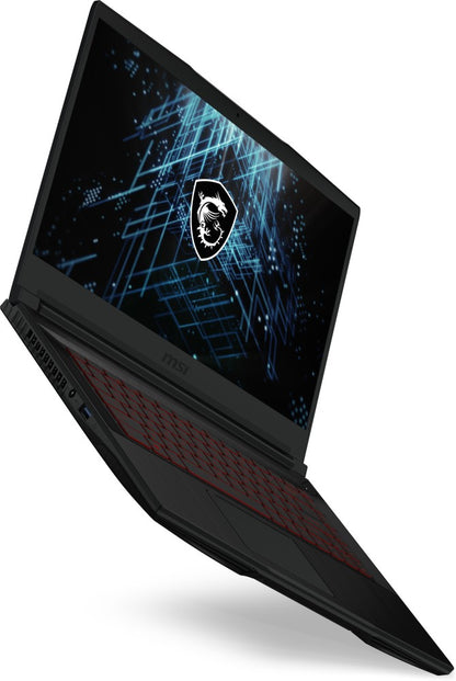 MSI Core i5 11वीं पीढ़ी - (8 GB/512 GB SSD/Windows 10 Home/4 GB ग्राफ़िक्स/NVIDIA GeForce GTX 1650 MAX Q/144 Hz) GF63 पतला 11SC-853IN गेमिंग लैपटॉप - 15.6 इंच, गहरा काला, 1.86 किलोग्राम