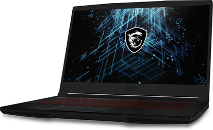 MSI Core i5 11वीं पीढ़ी - (8 GB/512 GB SSD/Windows 10 Home/4 GB ग्राफ़िक्स/NVIDIA GeForce RTX 3050/144 Hz) GF63 पतला 11UC-867IN गेमिंग लैपटॉप - 15.6 इंच, काला, 1.86 किलोग्राम