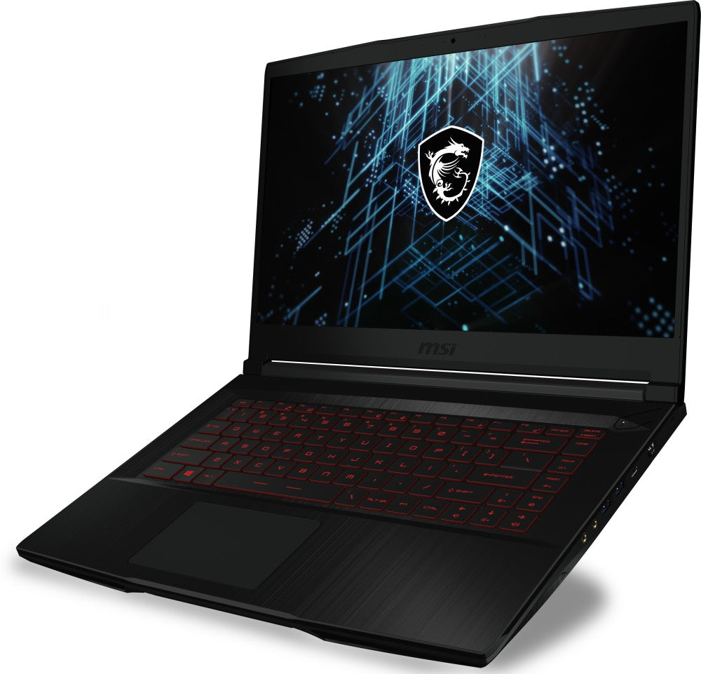 MSI Core i5 11वीं पीढ़ी - (8 GB/512 GB SSD/Windows 10 Home/4 GB ग्राफ़िक्स/NVIDIA GeForce GTX 1650 MAX Q/144 Hz) GF63 पतला 11SC-853IN गेमिंग लैपटॉप - 15.6 इंच, गहरा काला, 1.86 किलोग्राम