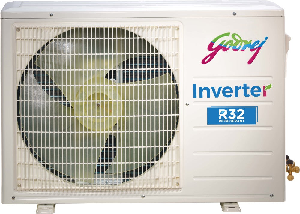 Godrej 1.5 Ton 3 Star Split Inverter AC  - White - GIC 18ATC3-WSA, Copper Condenser