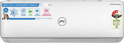 Godrej 1.5 Ton 3 Star Split Inverter AC  - White - GIC 18WTC3-WSB, Copper Condenser