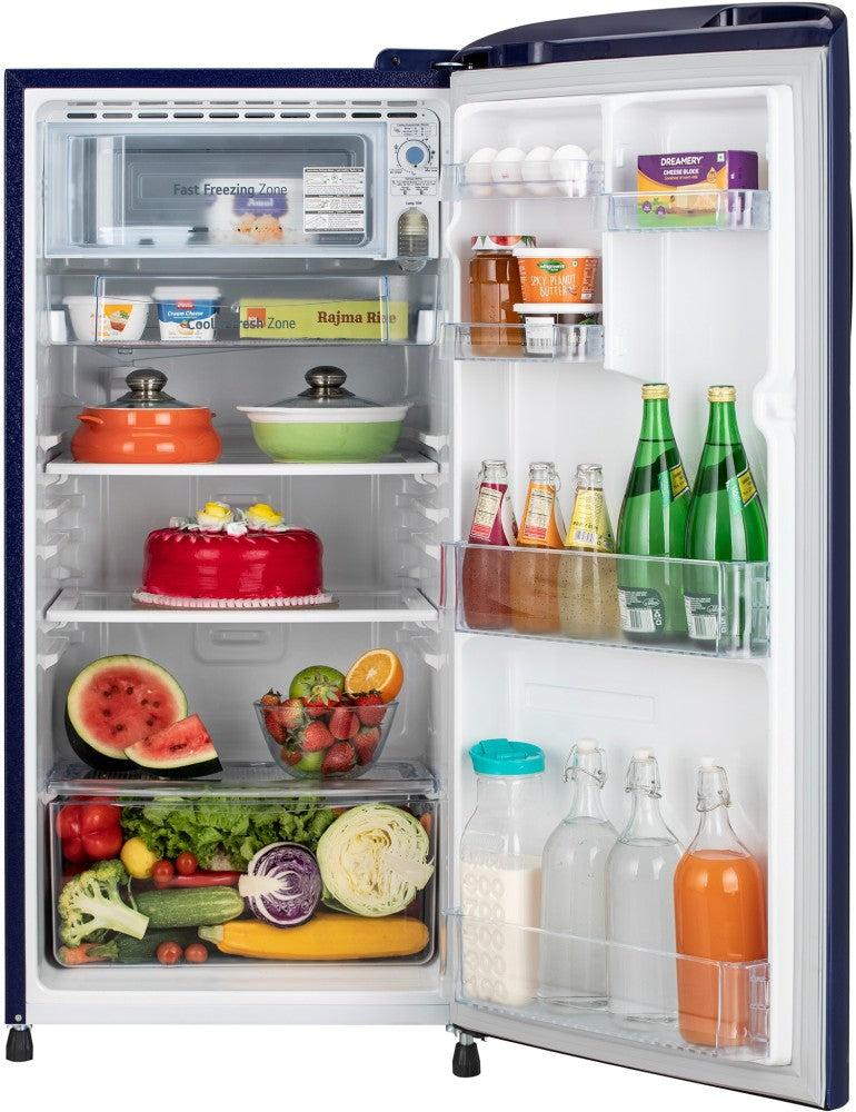 LG 190 L Direct Cool Single Door 3 Star Refrigerator - Blue Quartz, GL-B201ABQD