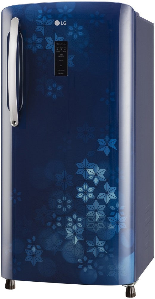 LG 204 L Direct Cool Single Door 4 Star Refrigerator  with Mi-com - Blue Quratz, GL-B211CBQY