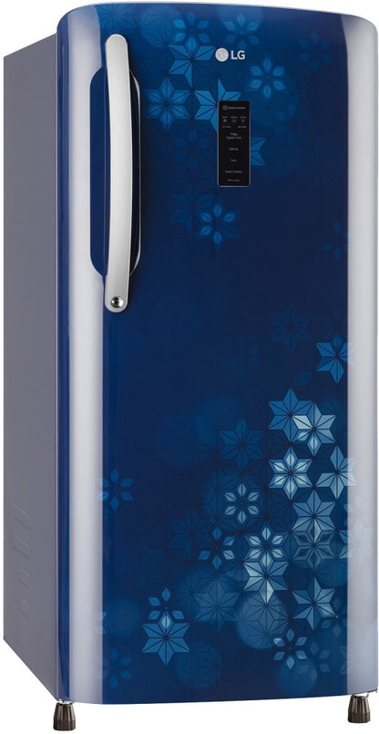 LG 204 L Direct Cool Single Door 4 Star Refrigerator  with Mi-com - Blue Quratz, GL-B211CBQY