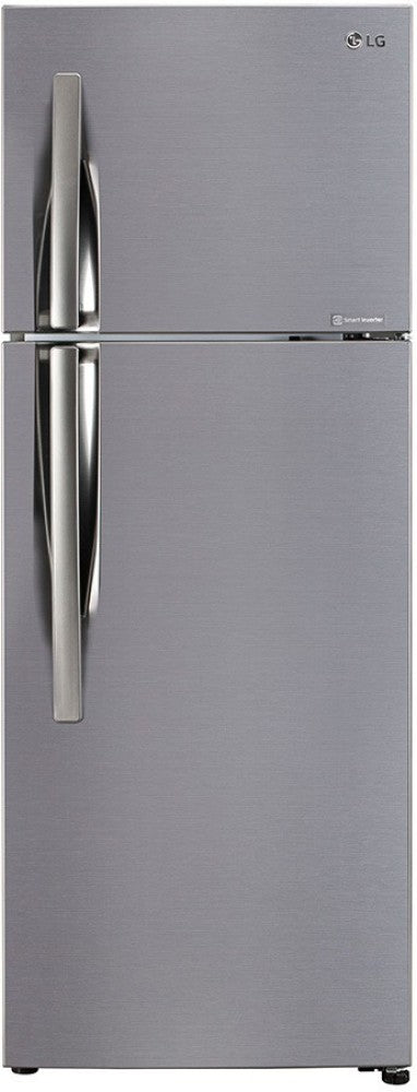 LG 291 L Frost Free Double Door 2 Star Refrigerator - Shiny Steel, GL-C322KPZY