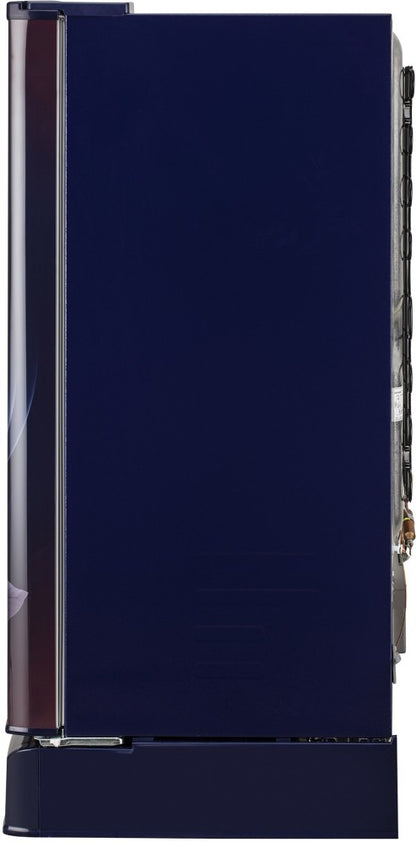 LG 190 L Direct Cool Single Door 2 Star Refrigerator with Base Drawer - Blue Plumeria, GL-D199OBPC