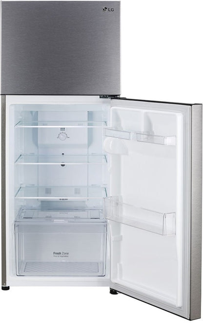 LG 260 L Frost Free Double Door 2 Star Refrigerator - Dazzle Steel, GL-N292BDSY