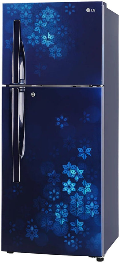 LG 260 L Frost Free Double Door 2 Star Refrigerator - Blue Quartz, GL-S292RBQY