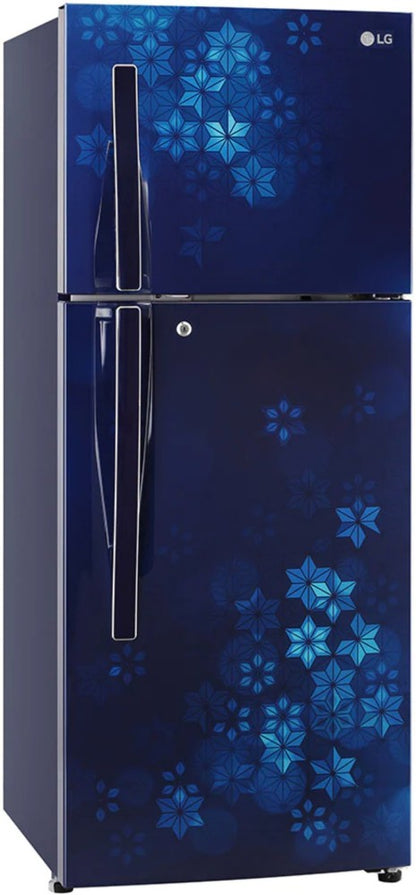 LG 260 L Frost Free Double Door 2 Star Refrigerator - Blue Quartz, GL-S292RBQY