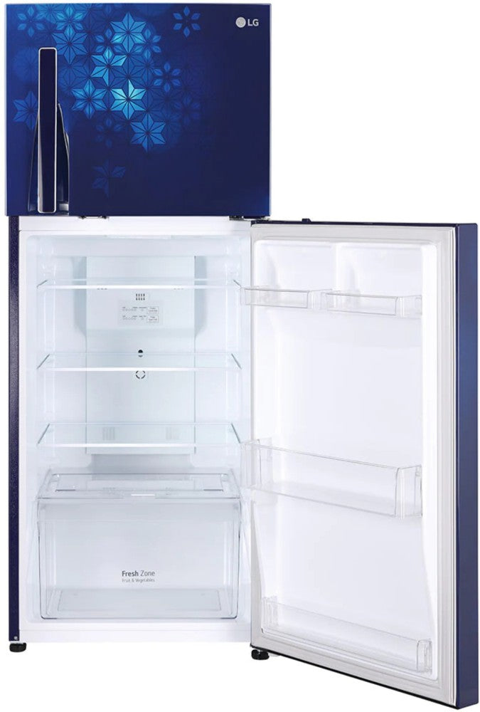 LG 260 L Frost Free Double Door 2 Star Refrigerator - Blue Quartz, GL-S292RBQY