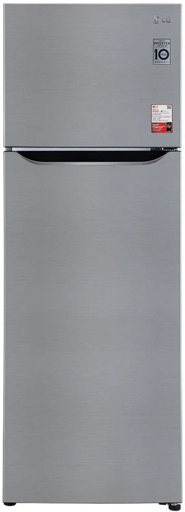 LG 308 L Frost Free Double Door 2 Star Convertible Refrigerator - Shiny Steel, GL-S322SPZY