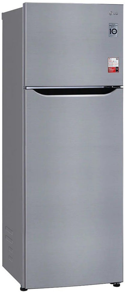 LG 308 L Frost Free Double Door 2 Star Convertible Refrigerator - Shiny Steel, GL-S322SPZY