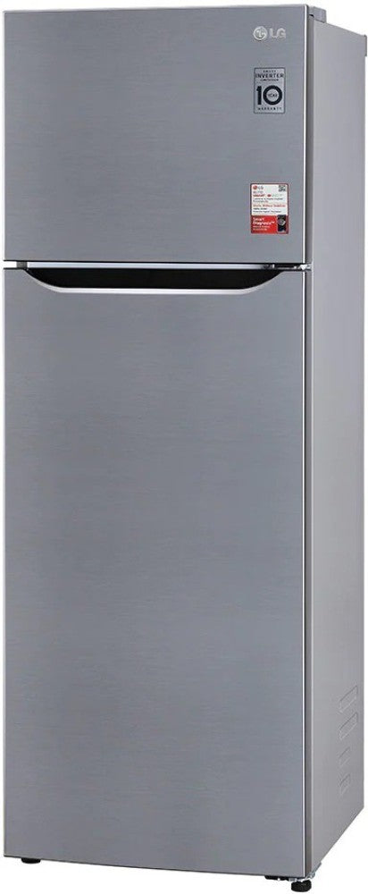 LG 308 L Frost Free Double Door 2 Star Convertible Refrigerator - Shiny Steel, GL-S322SPZY