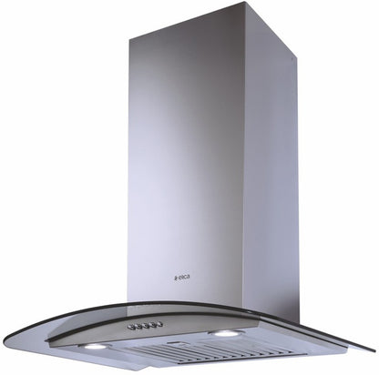 Elica GLACE SF ETB PLUS LTW 60 SS PB LED with Installation Kit Included Wall Mounted Chimney - Silver 1220 CMH