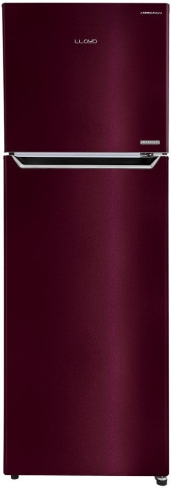 Lloyd 310 L Frost Free Double Door 2 Star Refrigerator - Metallic Wine, GLFF312AMWT1PB