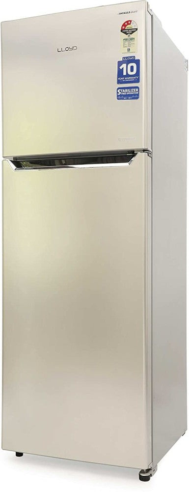 Lloyd 340 L Frost Free Double Door 3 Star Refrigerator - Dark Steel, GLFF343ADST1PB