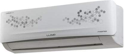 Lloyd 1 Ton 3 Star Split Inverter AC  - White - GLS12I36WRBP, Copper Condenser