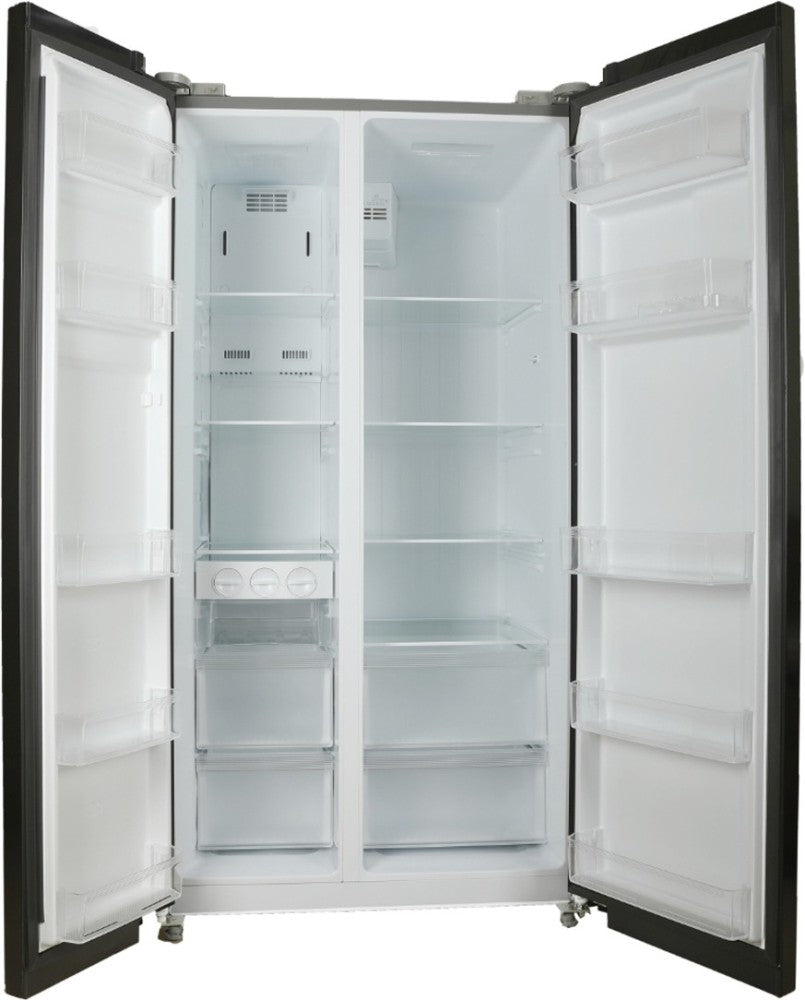 Lloyd 587 L Frost Free Side by Side Refrigerator - Graphite Glass, GLSF590DGGT1LB