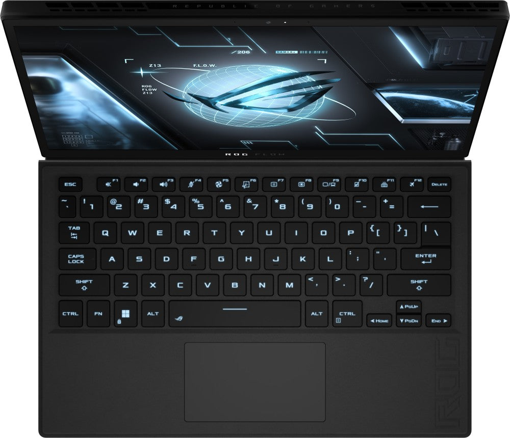 ASUS ROG Flow Z13 (2022) Core i7 12th Gen - (16 GB/512 GB SSD/Windows 11 Home/4 GB ग्राफ़िक्स/NVIDIA GeForce RTX 3050/120 Hz) GZ301ZC-LD123WS गेमिंग लैपटॉप - 13.4 इंच, काला, 1.18 किलोग्राम, एमएस ऑफिस के साथ