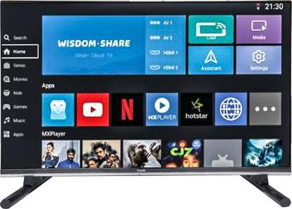 HUIDI 80 cm (32 inch) HD Ready LED Smart Android Based TV with Bezel Less Display - HD6FS-PRO