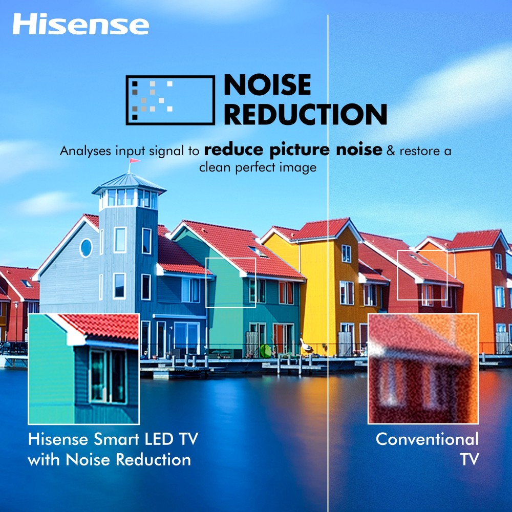Hisense A56E 80 cm (32 inch) HD Ready LED Smart Android TV with 9.0 PIE - 32A56E