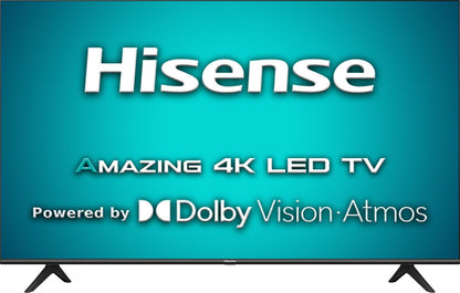 Hisense A71F 108 सेमी (43 इंच) अल्ट्रा एचडी (4K) एलईडी स्मार्ट एंड्रॉइड टीवी डॉल्बी विजन और एटीएमओएस के साथ - 43A71F