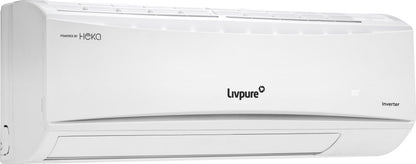 LIVPURE 1.5 टन 3 स्टार स्प्लिट इन्वर्टर स्मार्ट एसी वाई-फाई कनेक्ट के साथ - सफेद - HKS-IN18K3S19A, कॉपर कंडेनसर