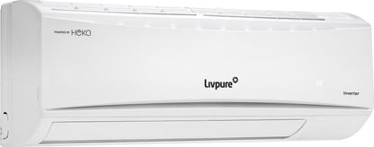 LIVPURE 1.5 टन 5 स्टार स्प्लिट इन्वर्टर स्मार्ट एसी वाई-फाई कनेक्ट के साथ - सफेद - HKS-IN18K5S19A, कॉपर कंडेंसर