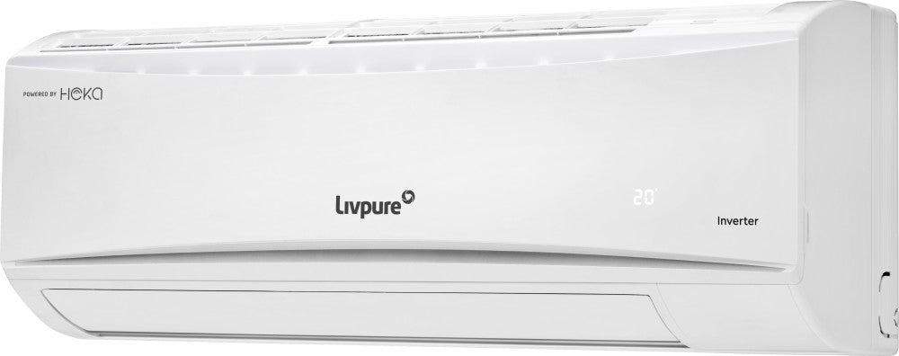 LIVPURE 1.5 टन 3 स्टार स्प्लिट इन्वर्टर स्मार्ट एसी वाई-फाई कनेक्ट के साथ - सफेद - HKS-IN18K3S19A, कॉपर कंडेनसर