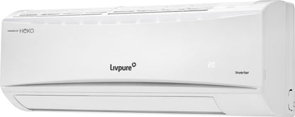 LIVPURE 1.5 टन 3 स्टार स्प्लिट इन्वर्टर स्मार्ट एसी वाई-फाई कनेक्ट के साथ - सफेद - HKS-IN18K3S19A, कॉपर कंडेनसर