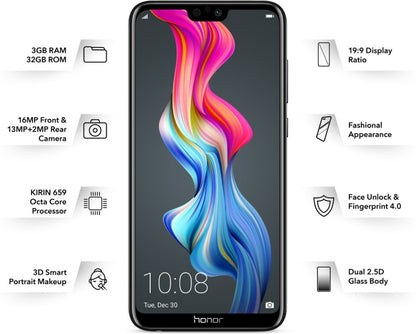 Honor 9N (Midnight Black, 32 GB) - 3 GB RAM