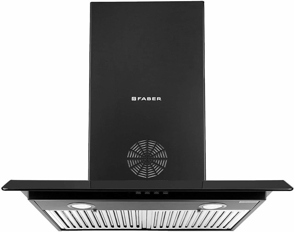 Faber Hood Arco 3D Plus T2S2 BK LTW 60 Wall Mounted Chimney - Black 1150 CMH