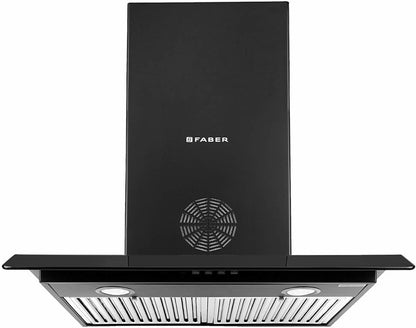 Faber Hood Arco 3D Plus T2S2 BK LTW 60 Wall Mounted Chimney - Black 1150 CMH