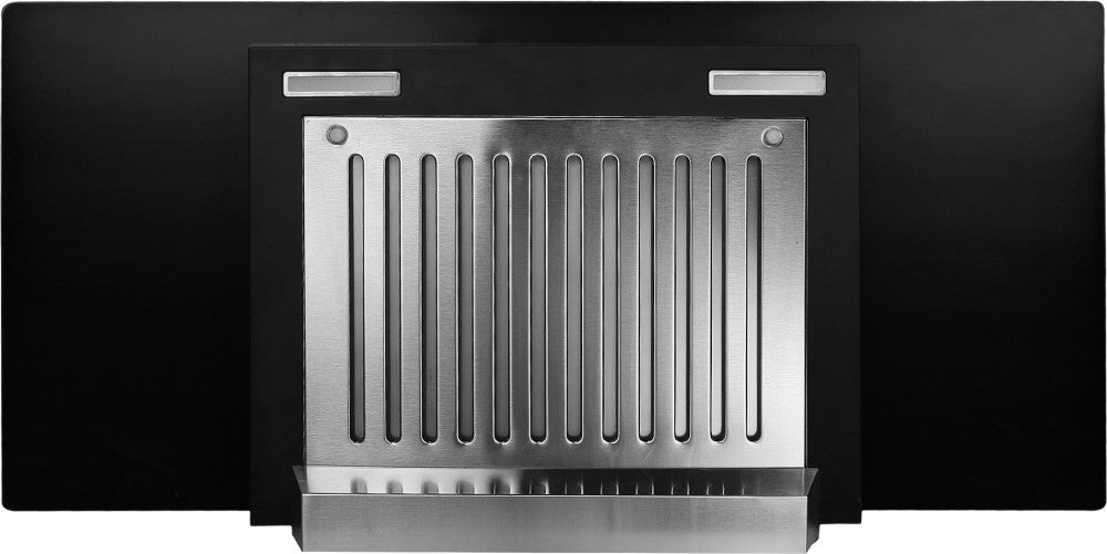 Faber Hood Mercury HC TC BK 90 Auto Clean Wall Mounted Chimney - BK Glass+Black powder coating 1200 CMH