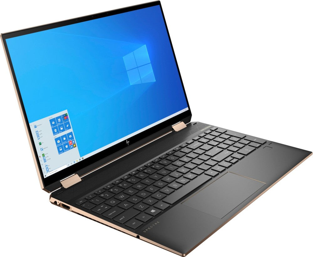 HP Spectre x360 Core i7 10th Gen - (16GB/1 TB SSD/Windows 10 Pro/4GB ग्राफ़िक्स) 15-eb0033tx 2 in 1 लैपटॉप - 15.6 इंच, नाईट फॉल ब्लैक, 1.92 kg, MS Office के साथ