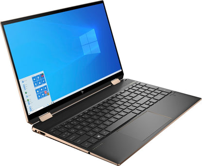 HP Spectre x360 Core i7 10th Gen - (16GB/1 TB SSD/Windows 10 Pro/4GB ग्राफ़िक्स) 15-eb0033tx 2 in 1 लैपटॉप - 15.6 इंच, नाईट फॉल ब्लैक, 1.92 kg, MS Office के साथ