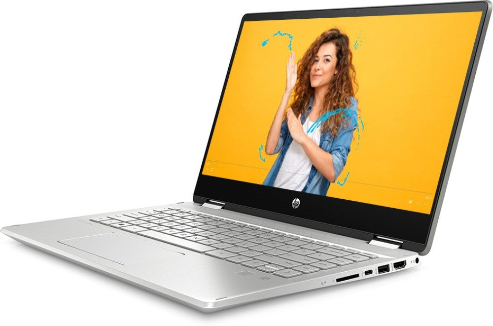 HP Pavilion x360 Core i3 10th Gen - (8 GB/256 GB SSD/Windows 10 Home) 14-dh1181TU 2 in 1 लैपटॉप - 14 इंच, मिनरल सिल्वर, 1.58 किग्रा, एमएस ऑफिस के साथ