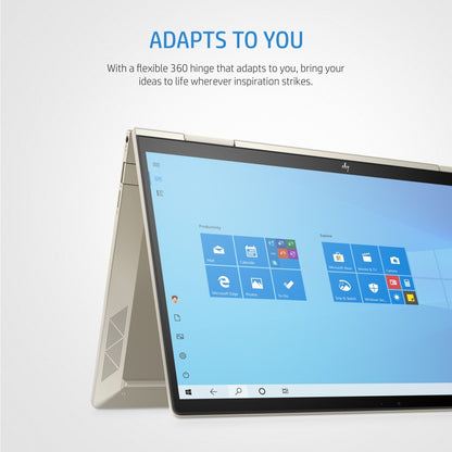 HP Envy Intel Core i7 11वीं जेनरेशन - (16GB/512GB SSD/Windows 11 Home) 13 -bd0521TU पतला और हल्का लैपटॉप - 13.3 इंच, पेल गोल्ड, 1.30 kg, MS Office के साथ
