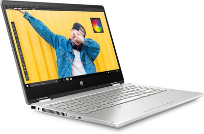 HP Pavilion x360 Core i5 11th Gen - (8 GB/512 GB SSD/Windows 10 Home) 14-dw1039TU 2 in 1 लैपटॉप - 14 इंच, नेचुरल सिल्वर, 1.61 किग्रा, एमएस ऑफिस के साथ