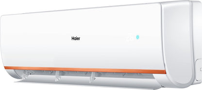 Haier 1.5 Ton 3 Star Split Inverter AC  - White, Orange - HSU18C-NCB3B(INV), Copper Condenser
