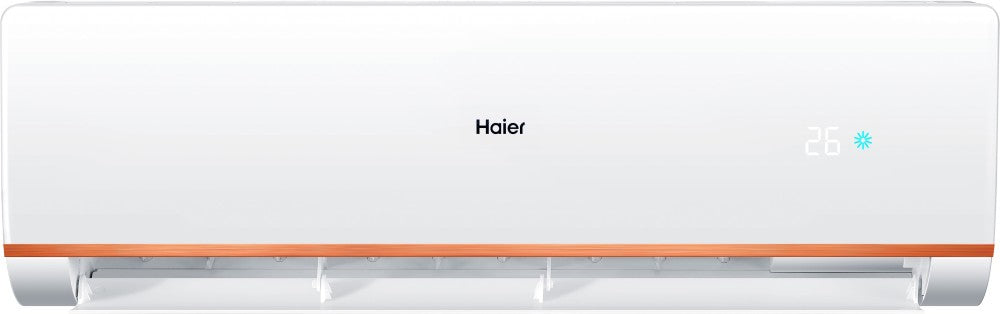 हेयर 1.5 टन 3 स्टार स्प्लिट इन्वर्टर एसी - सफेद, नारंगी - एचएसयू18सी-एनसीबी3बी(आईएनवी), कॉपर कंडेंसर