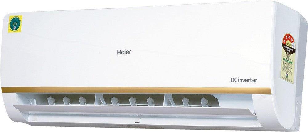 Haier 1.5 Ton 4 Star Split Inverter AC  - White - HSU18C-NCG4B(INV), Copper Condenser